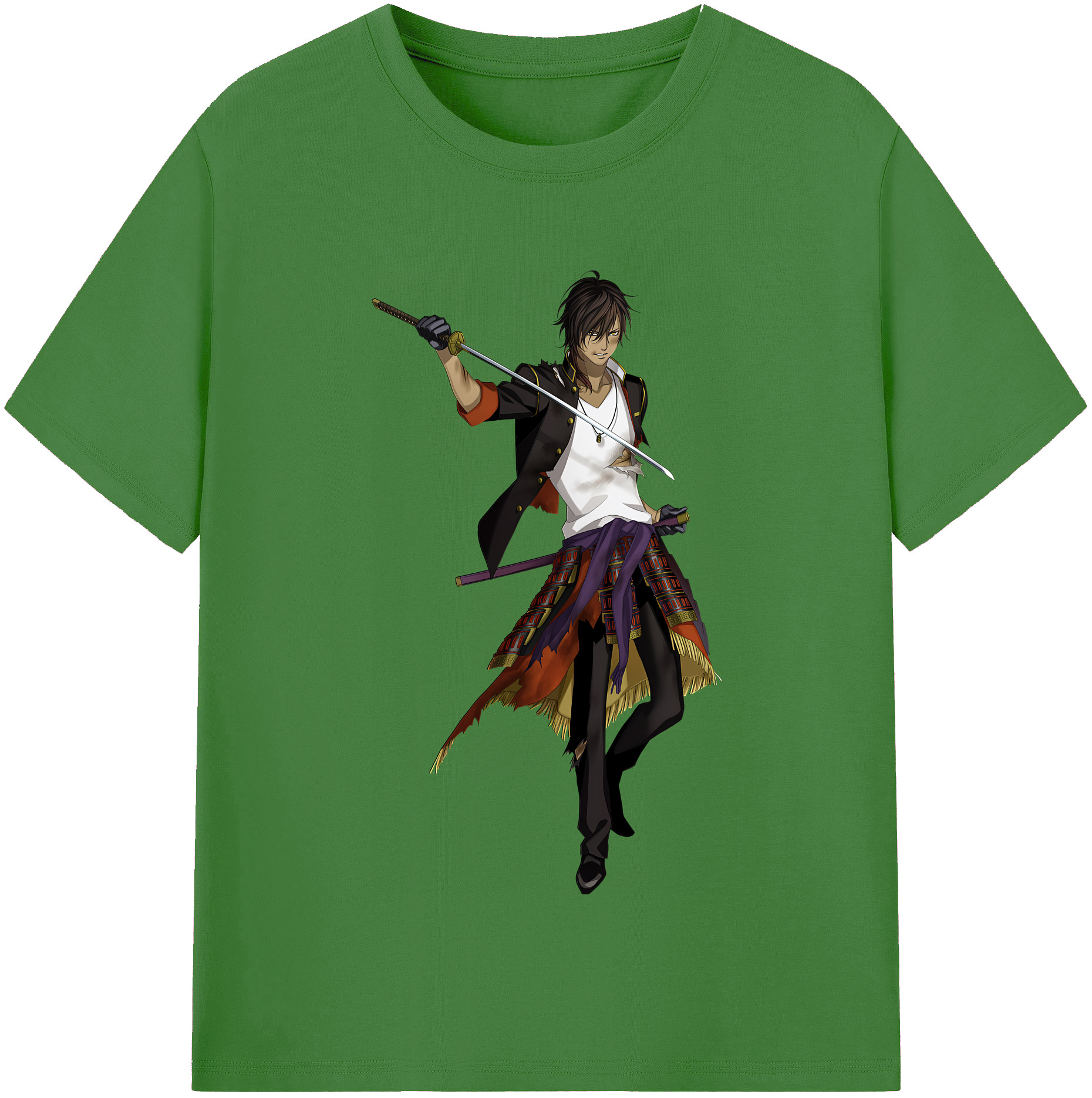 （画像用） 刀剣乱舞 Touken Ranbu レディースカジュアルプリントTシャツ（綿100％）